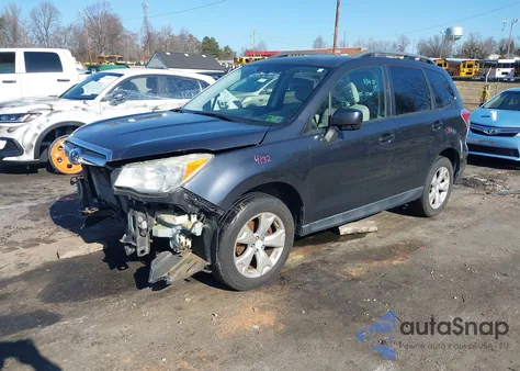 2014 Subaru Forester 2.5I Premium из США, поврежденный, VIN JF2SJADC0EH490207